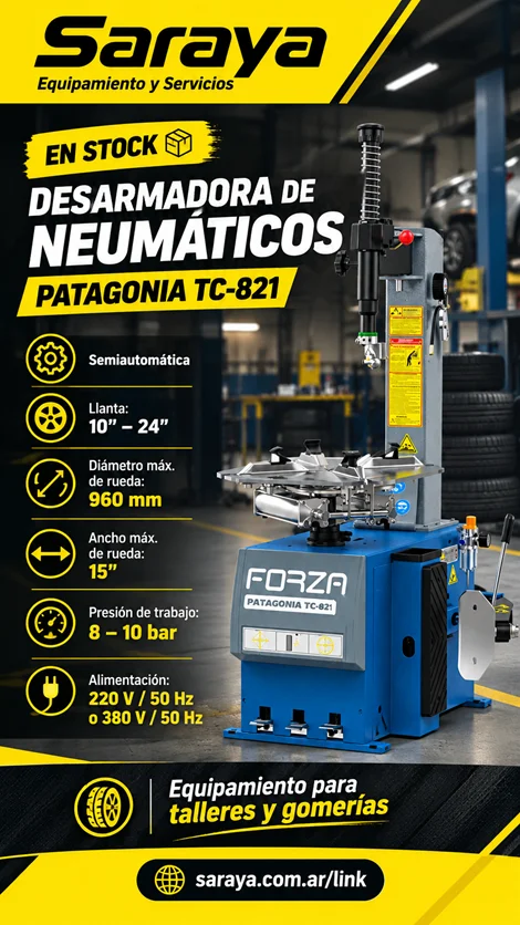 Desarmadora PATAGONIA TC-821 · Forza